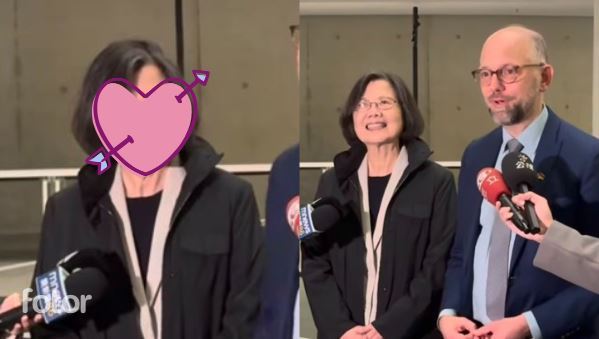 蔡英文赴德交流「露這表情」!一票網暈了