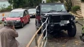 陳可辛車禍，所幸人沒有受傷。（圖／翻攝自微博）