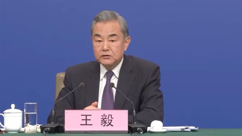 中國外交部長王毅。（圖／翻攝自央視新聞微博）