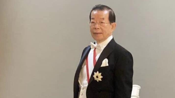 謝長廷獲授「旭日大綬章」（圖／翻攝自謝長廷臉書）