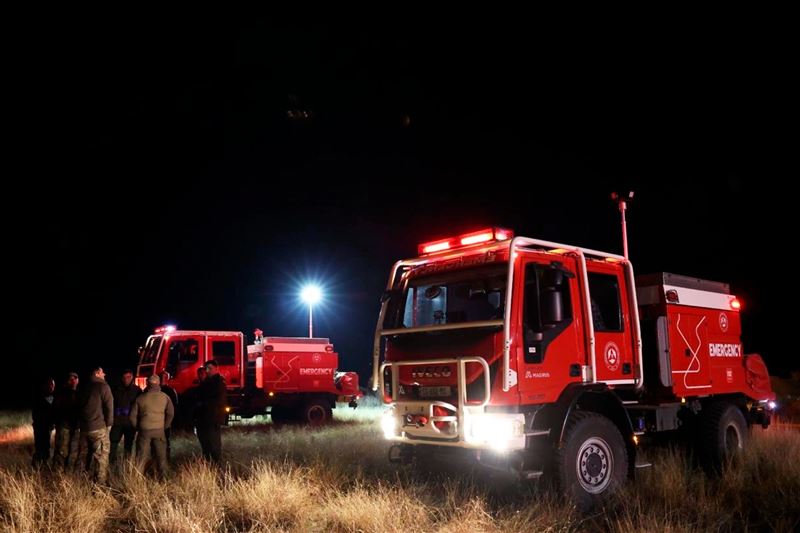 土耳其一架C-130軍用運輸機在喬治亞境內墜毀。（圖／美聯社／達志影像）