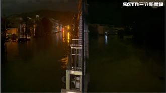 蘇澳人睡一半「門外變汪洋」急逃上樓避難