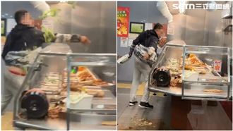 討免錢飯吃被拒！台中男餓到抓狂怒砸店
