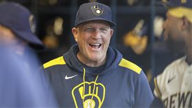 釀酒人總教練墨菲（Pat Murphy）連2年獲選國聯最佳總教練。（圖／美聯社／達志影像）