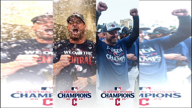 守護者總教練瓦格特（Stephen Vogt）連2年獲選美聯最佳總教練。（圖／翻攝自MLB X）