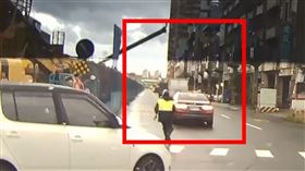 BMW遭砸瞬間。（圖／翻攝自Wowtchout）