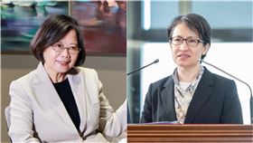 汪浩說，蔡英文（左）與蕭美琴（右）在歐洲接連發聲，讓自由世界看見，台灣不是挑釁者。（組合圖／翻攝自蔡英文、蕭美琴臉書）