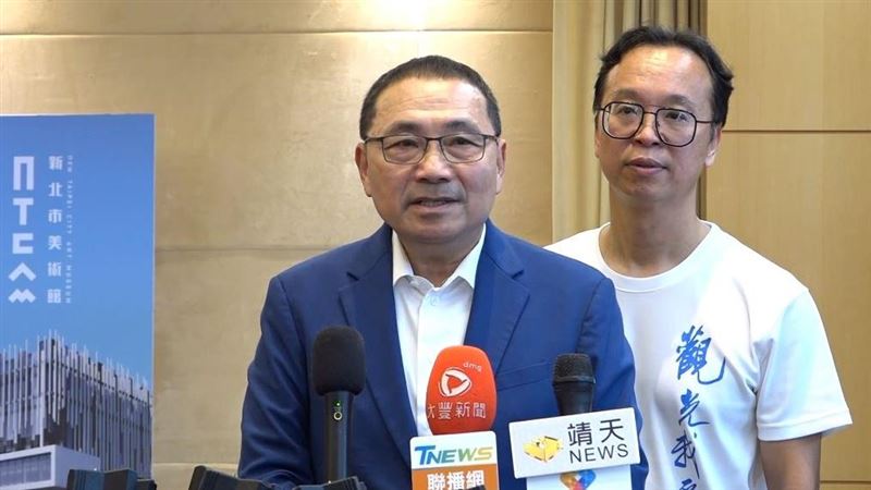 侯友宜主持市政會議並接受媒體聯訪（圖／新北市府提供）