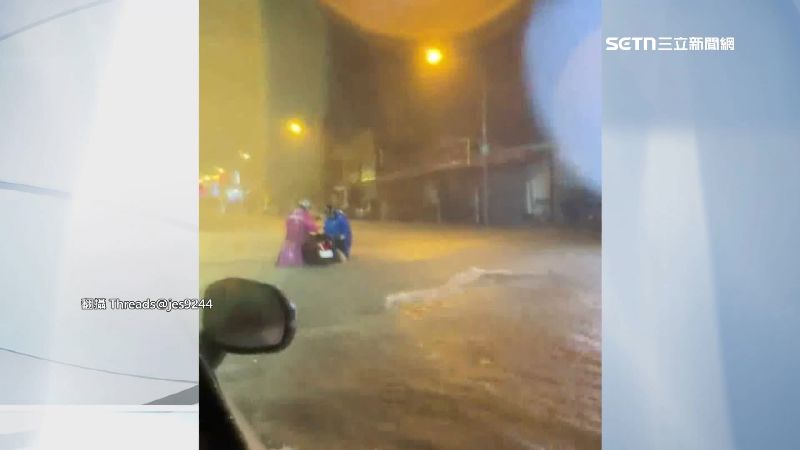 暴雨羅東淹很大!市區成泳池、住家也遭殃