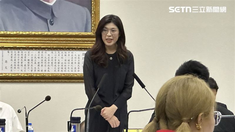 鄭麗文主持中常會。（圖／記者詹宜庭攝影）