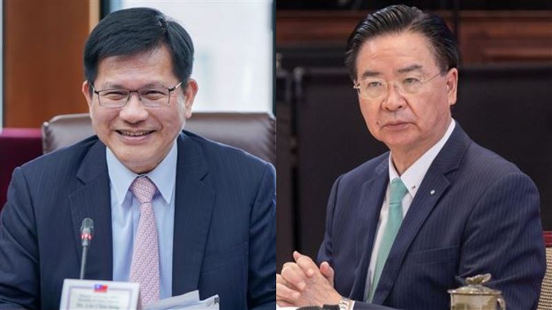 外交部長林佳龍、國安會秘書長吳釗燮（組合圖／外交部、總統府提供）