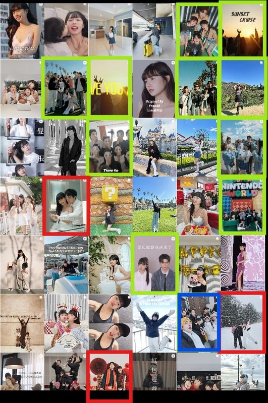 網友翻出簡廷芮只發過3次老公，另外兩篇還是事發後才Po的。（圖／翻攝自IG）