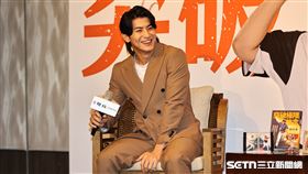 統一獅球員陳傑憲在《突破極限的信念》新書發表會暢談出書契機。（圖／記者劉彥池攝影）