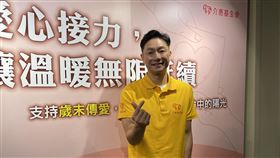謝祖武化身介惠基金會的傳愛大使。（圖／記者趙浩雲攝影）
