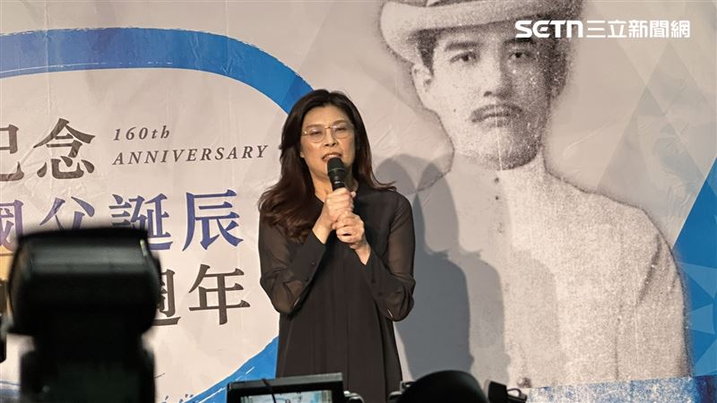 鄭麗文出席總理誕辰160週年紀念日活動。（圖／記者詹宜庭攝影）