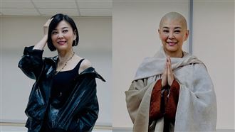 53歲方馨震撼剃光頭「一根不剩」：要勇敢