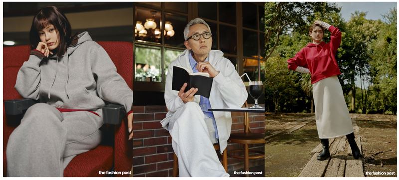 運動衫穿搭『Swe潮日常』席捲時尚圈，GU開創秋冬新風潮。（圖／品牌業者提供）