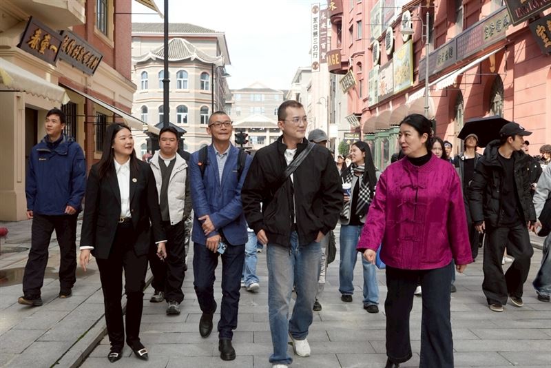 台灣動態藝術協會師生參訪團赴四川電影電視學院。（圖／台灣動態藝術協會提供）