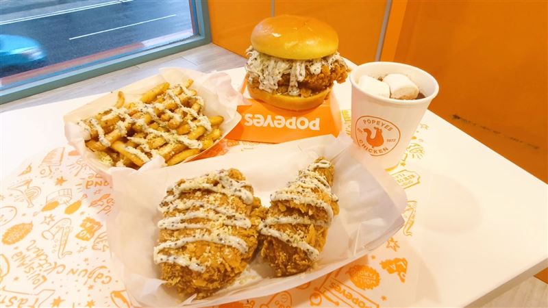 Popeyes松露系列商品。（圖／品牌業者提供）