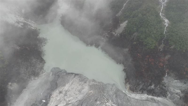 馬太鞍溪暴漲淹明利村！堰塞湖最新畫面曝