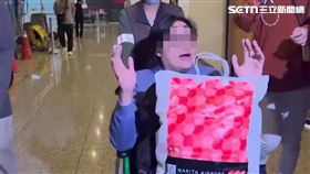  北市陳男發文造謠台灣花80億元讓副總統蕭美琴演說，警方前往機場逮人。（圖／記者石明啟攝影）