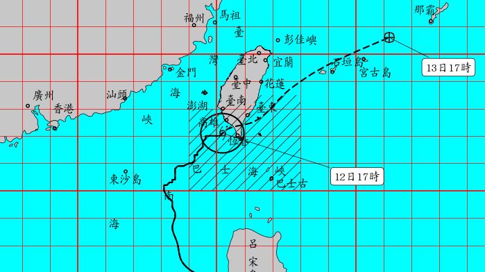 鳳凰將登陸！鄭明典：恐出現多個旋轉中心