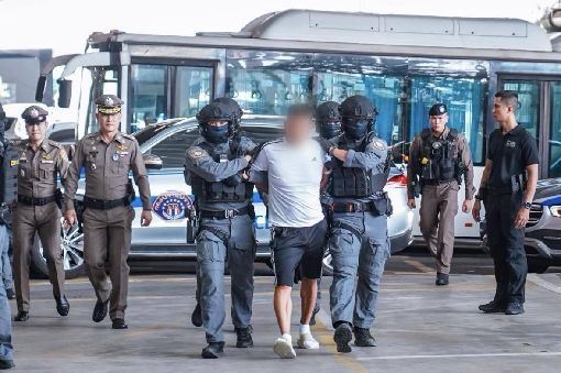 佘智江被引渡回中國。（圖／泰國皇家警察中央調查局提供）