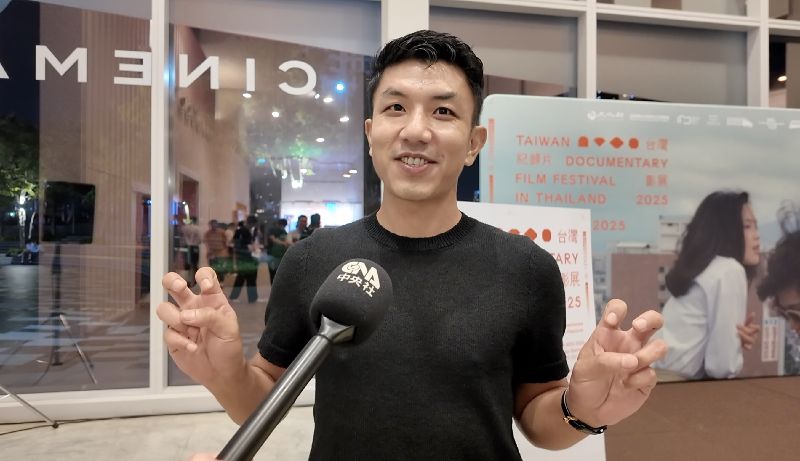 曾入圍第61屆金馬獎最佳男主角的泰籍演員萬洛隆甘迦（Wanlop Rungkumjad），12日也出席泰國台灣電影展開幕式。（圖／中央社）