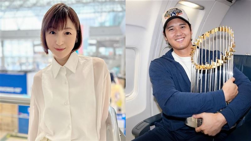 廣末涼子在國道以時速185公里飆車追撞大卡車，導致一人受傷，被酸完勝大谷翔平的球速。（圖／翻攝自廣末涼子IG、洛杉磯道奇隊X）