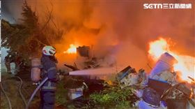 消防局,台南,平房,安南區,火警,燒燙傷（圖／翻攝畫面）