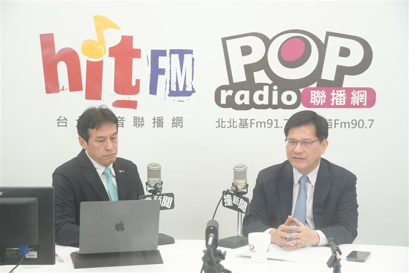 外交部長林佳龍接受《POP撞新聞》主持人黃暐瀚專訪（圖／《POP撞新聞》提供）
