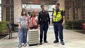 客人行李還沒拿，司機急催油門跑，烏日警神助攻，1小時內追回(圖／翻攝畫面)