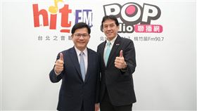 外交部長林佳龍接受《POP撞新聞》主持人黃暐瀚專訪（圖／《POP撞新聞》提供） 