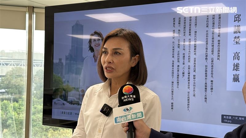 邱議瑩鬆口，月底黨中央也會依照既定程序邀候選人們「先坐下來談」。（圖／記者簡榮良攝影）