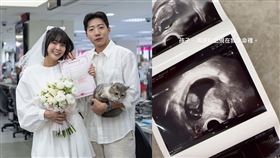 黃沐妍宣布懷孕，貼出超音波照。（圖／翻攝自臉書）