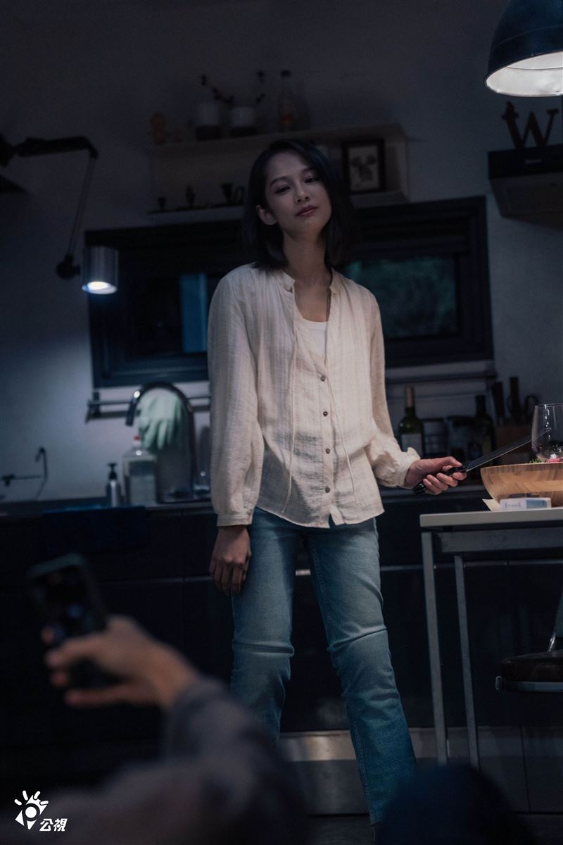 簡嫚書首次挑戰邊緣性人格角色表示很開心。（圖／公共電視、台灣大哥大MyVideo提供）