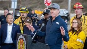 加州州長，紐森（Gavin Newsom)，洛杉磯野火 (圖／翻攝自紐森IG)