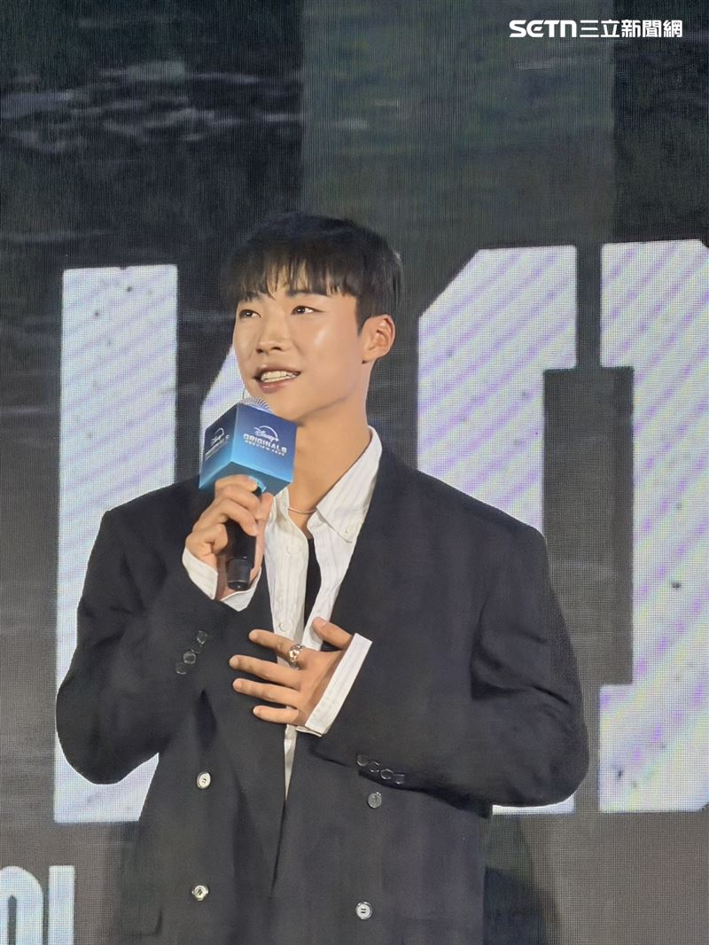 禹棹奐和兩大男神玄彬、鄭雨盛合作表是相當榮幸。（圖／記者王培驊攝影）