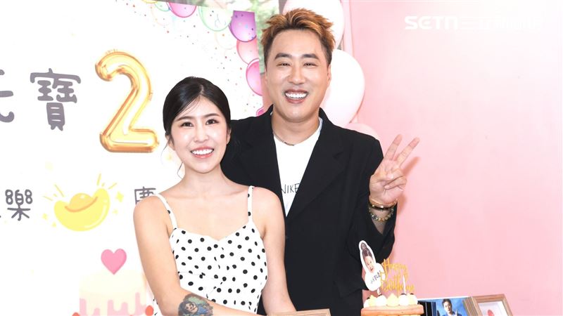 余祥銓和愛妻柔柔慶祝女兒兩歲生日，邀請藝人好友一起歡度。（圖／記者鄭孟晃攝影）