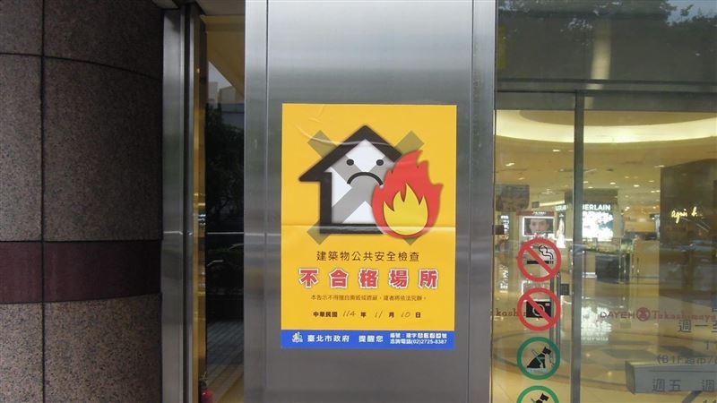 百貨週年慶安檢 台北「1家」不合格罰12萬