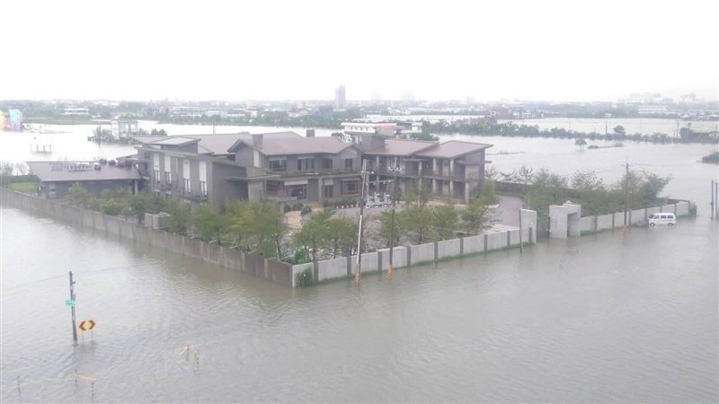 「泉月樓行館」2017年空拍畫面。（圖／翻攝畫面）