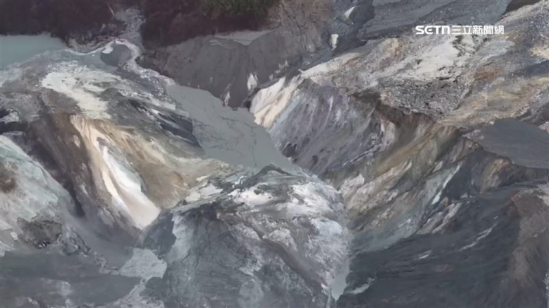 花蓮又出現新的堰塞湖