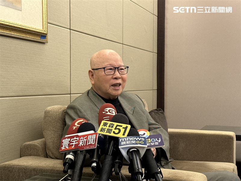 前桃園縣長許信良現身談對桃園市長人選的看法（圖／記者劉秀敏攝影）