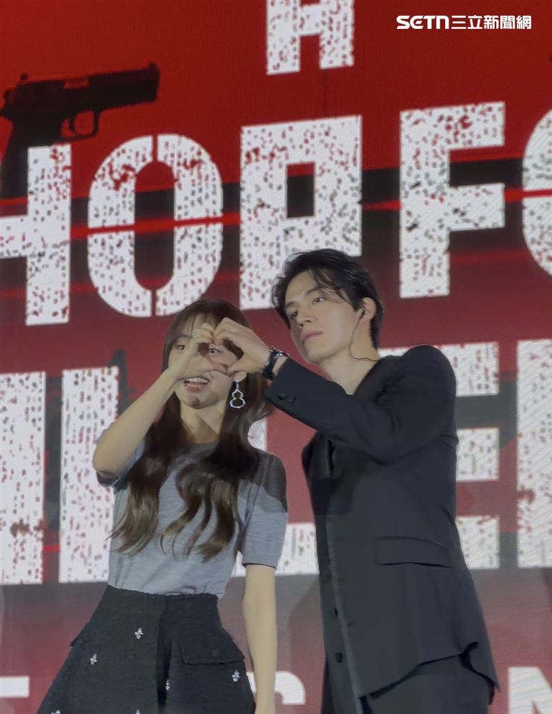 李棟旭、金惠峻在Disney+原創內容發布會亮相。（圖／記者王培驊攝影）