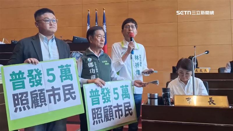 民進黨市議員輪流問盧秀燕「何時要普發現金？」