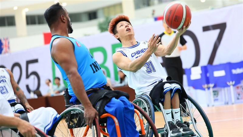 台灣輪椅籃球男籃隊長蘇駿。（圖／X-1/IWBF提供）