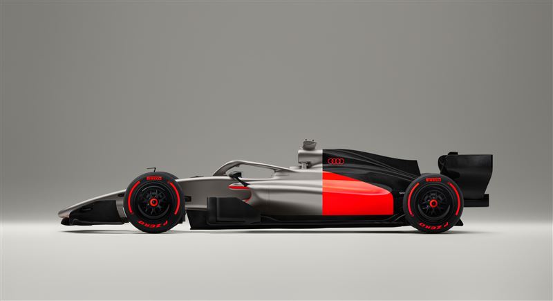 Audi R26 Concept F1概念賽車。（圖／Audi提供）