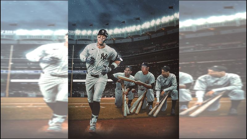 賈吉（Aaron Judge）拿下生涯第3座美聯MVP，成為洋基隊史第4人。（圖／翻攝自MLB推特）