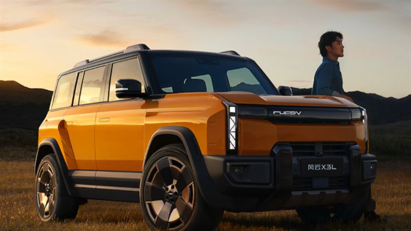 風雲X3L是油電複合動力的越野休旅車。（圖／翻攝自奇瑞官網）