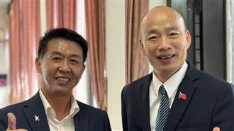 與許智傑聊高雄近況　韓國瑜樂喊：市長好